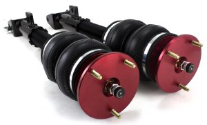 Dodge Magnum Air Suspension Kit - Front - Air Lift - Double-Bellows Air Spring + Monotube Shocks - Red/Black - `05-`08